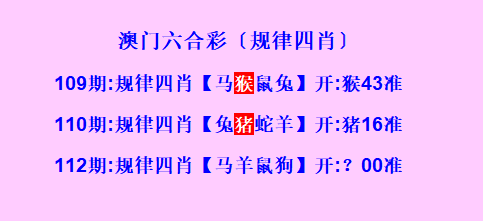 包含澳门4肖8码资料的词条